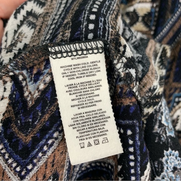 Wrangler Crochet Trim Long Sleeve Blouse NWT Small - Picture 9 of 9